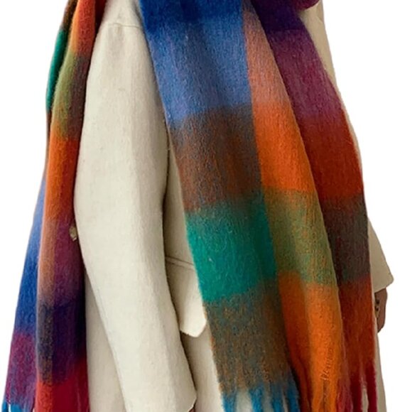 Accessories - Winter Women Warm Scarf Long Shawl Large Scarves Cold Weather Thick Blanket Scar